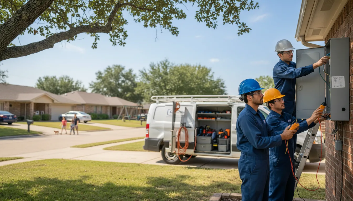 Certified electrician providing emergency electrical services in Strausstown, PA